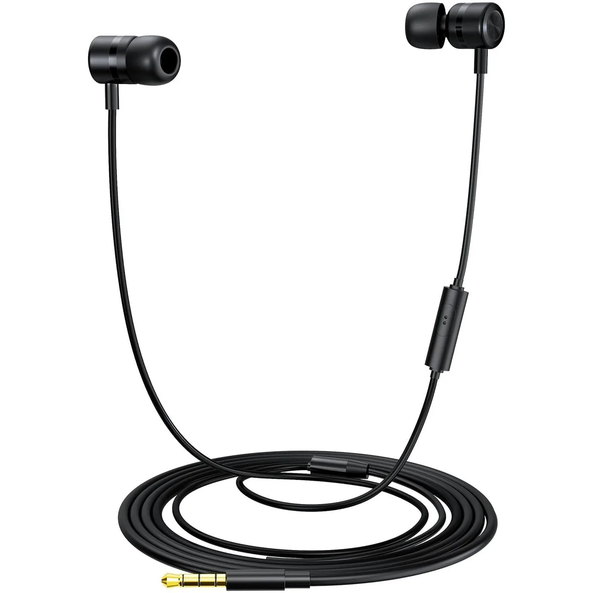  MORMOQUE EP-06 BLK Wired In-Ear Earphones 10mm 16Ω 3.5mm Black — product photo