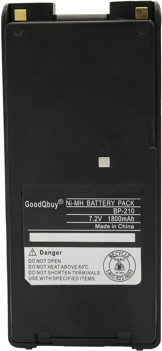 usbroway usbroway 7.2V 1800mAh Replacement Battery Pack BP-209 BP-210 BP-222 — product photo