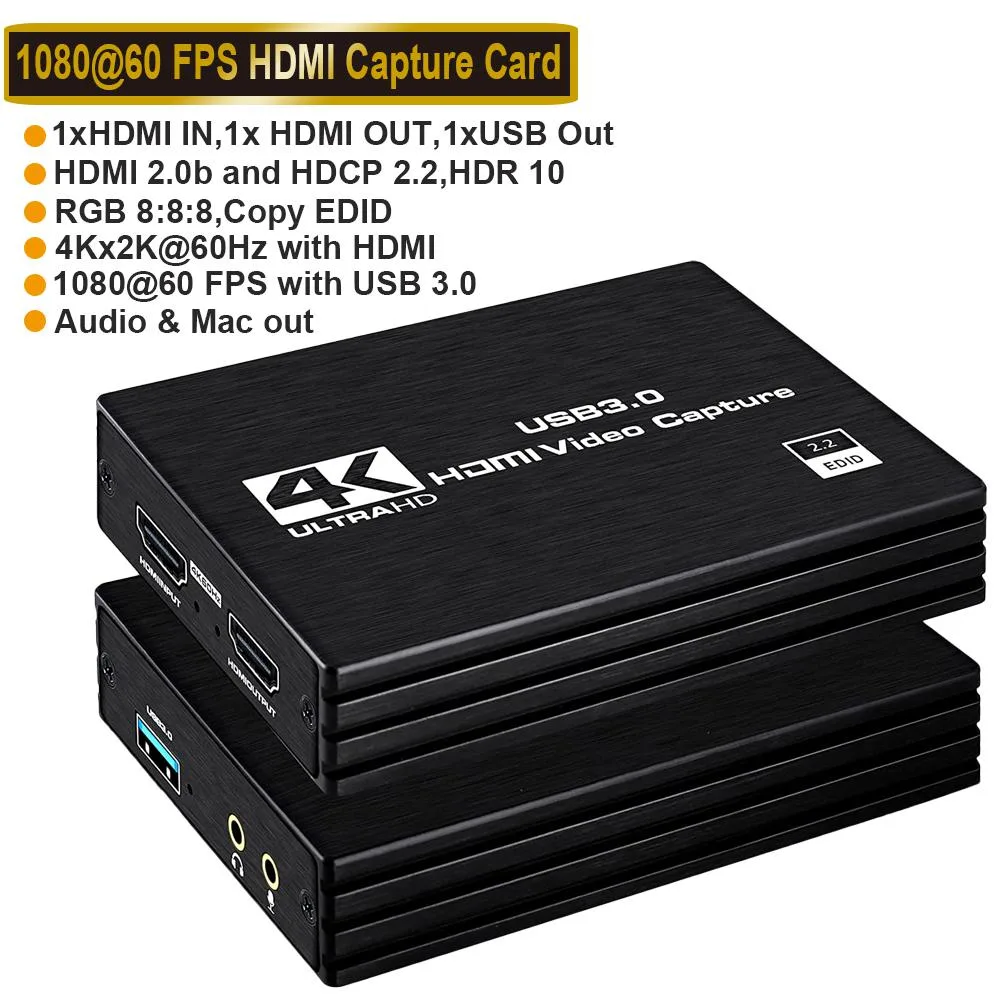 Jansicotek Jansicotek OZC3-1 4K 60Hz HDMI USB 3.0 Video Capturing Device — product photo