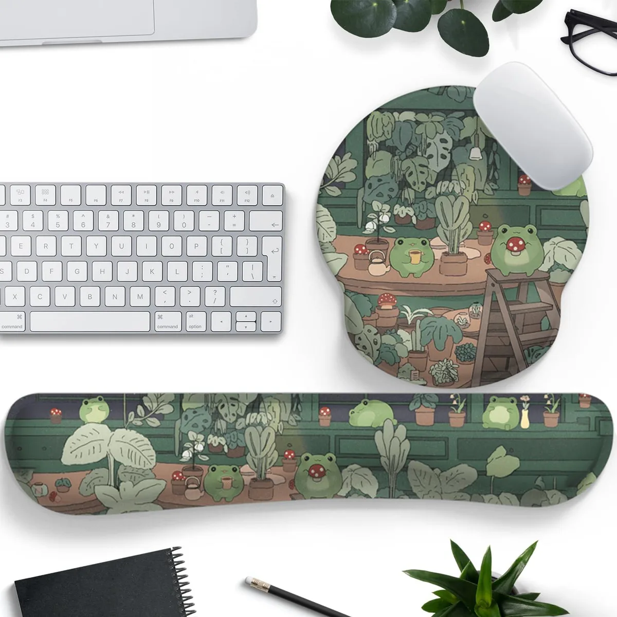  Mechanical Cattle US002 Green Extended Mouse Pad 17.32 x 9.84 in — product photo