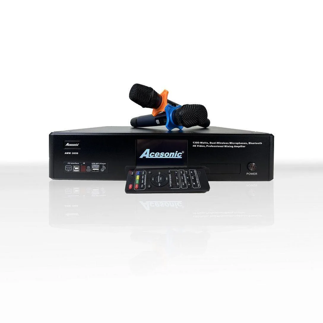 Acesonic Acesonic AMW-2650 2600W Karaoke Mixing Amplifier — product photo