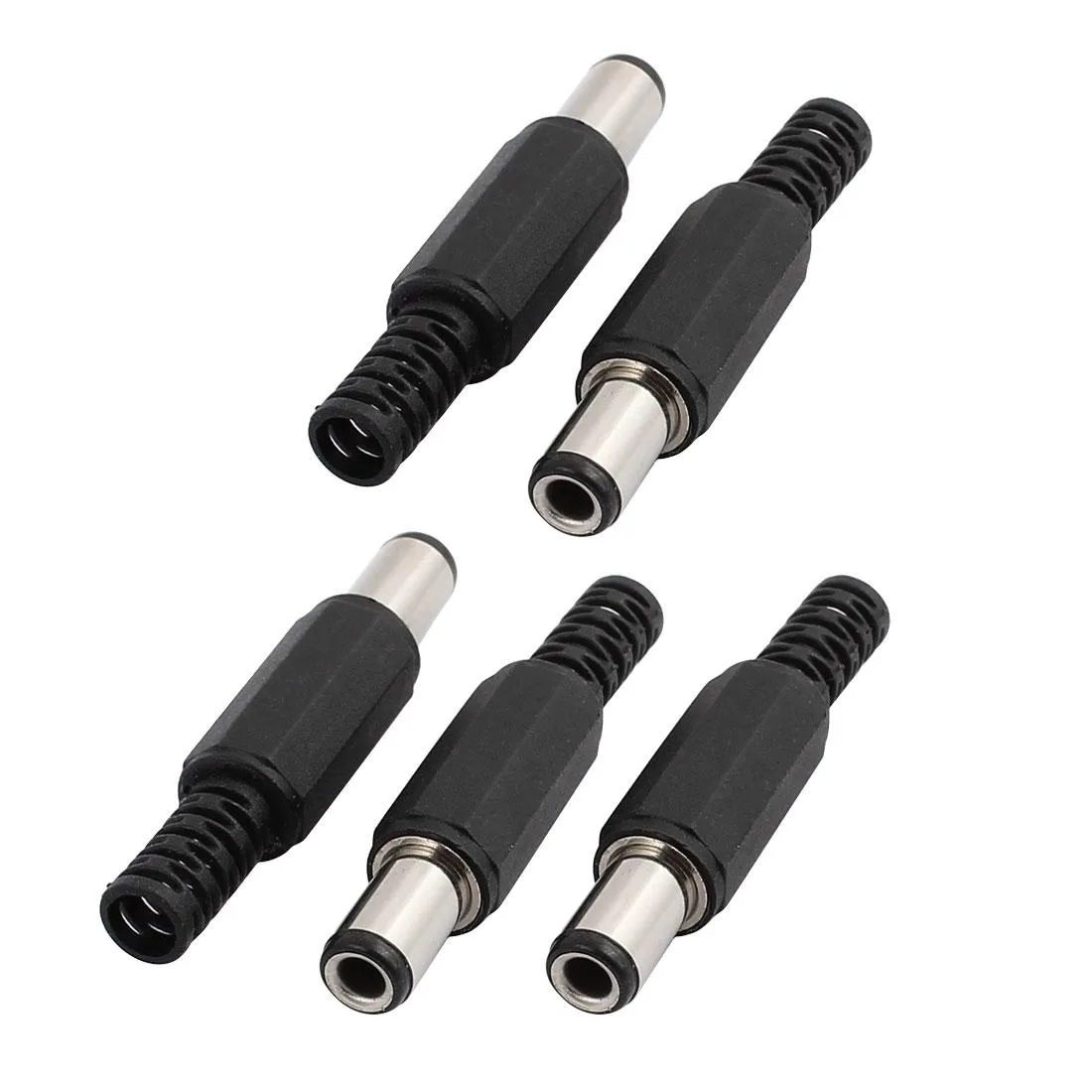 Unique-Bargains Unique-Bargains 6.5x3.0mm DC Power Male Jack Connector Surveillance Accessory 5pcs — product photo