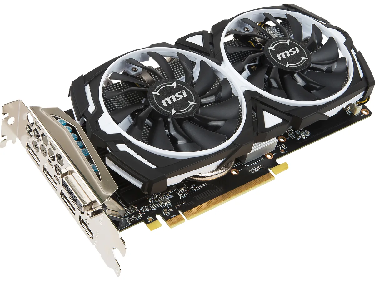 MSI MSI Radeon RX 570 ARMOR 8G OC graphics card — product photo