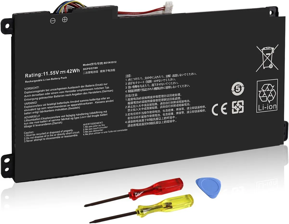 LXHY LXHY B31N1912 42Wh 11.55V 3550mAh laptop battery — product photo
