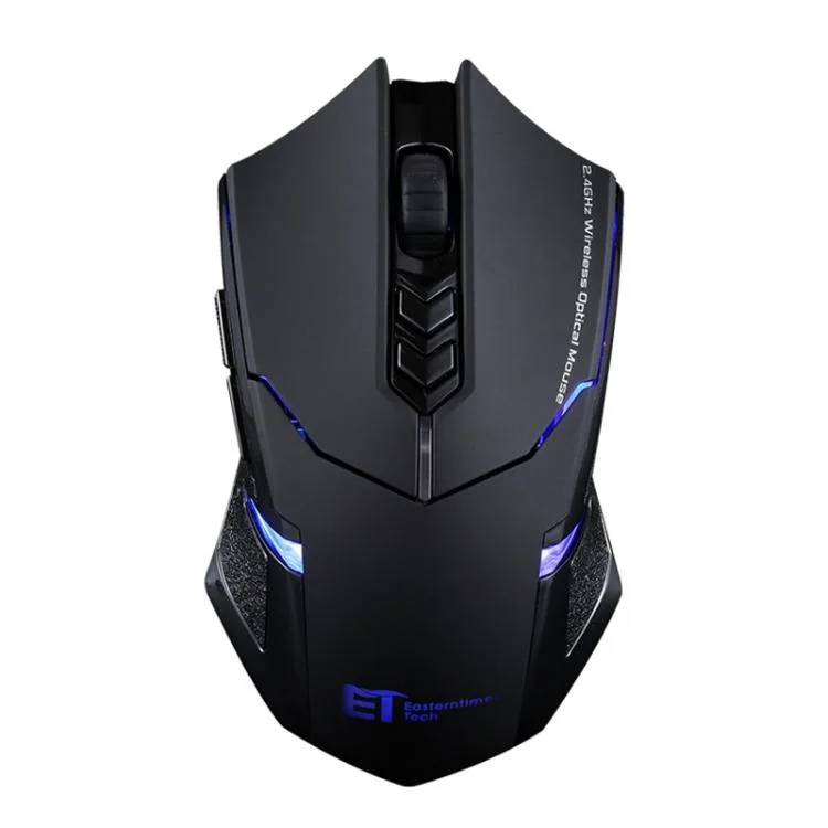 allentian allentian ET X-08 7-keys 2400DPI 2.4G Wireless Mute Gaming Mouse (Black) — product photo