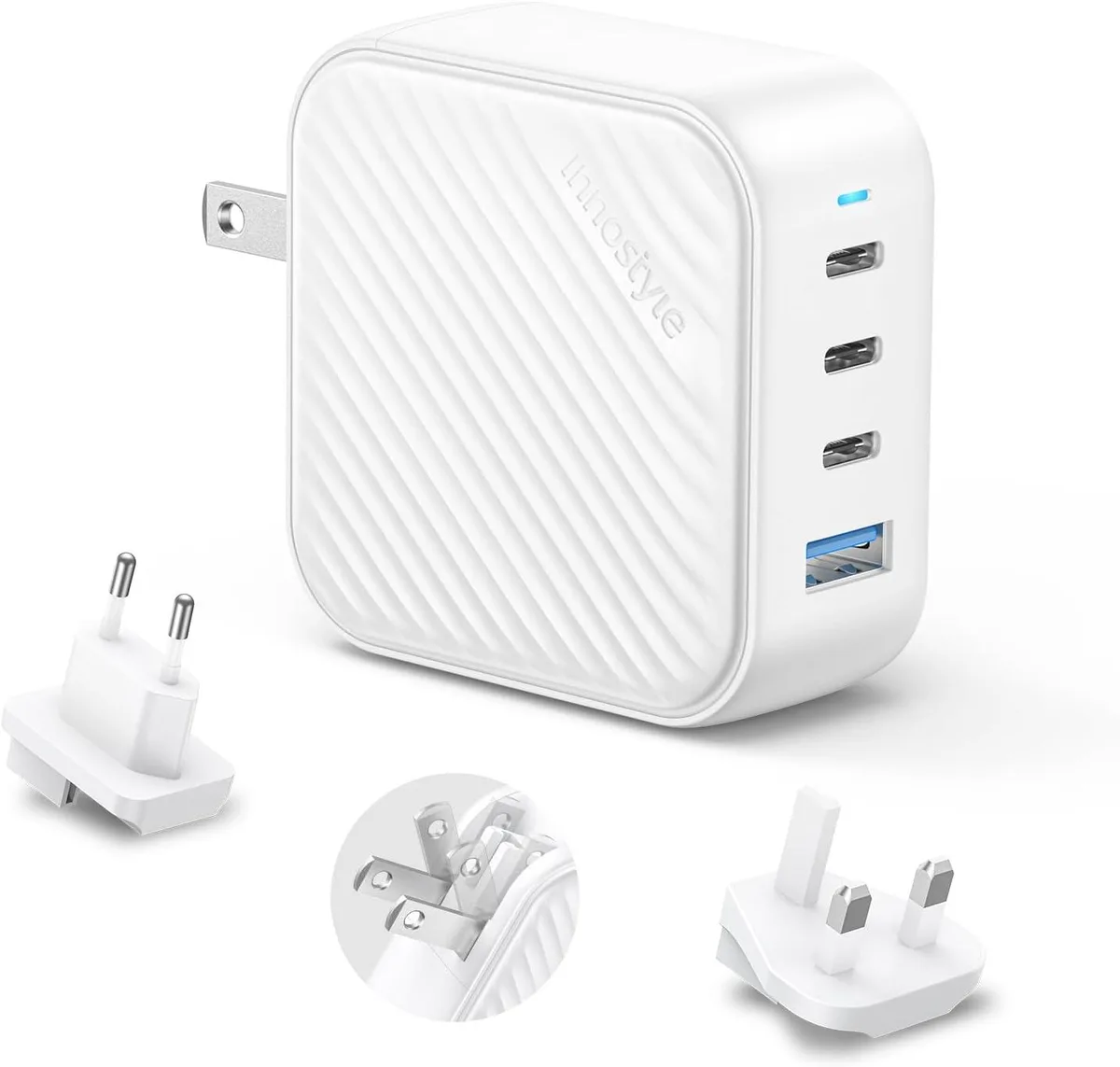 FLEANE FLEANE 100W 4-Port USB-C Charger UK/EU Plug — product photo