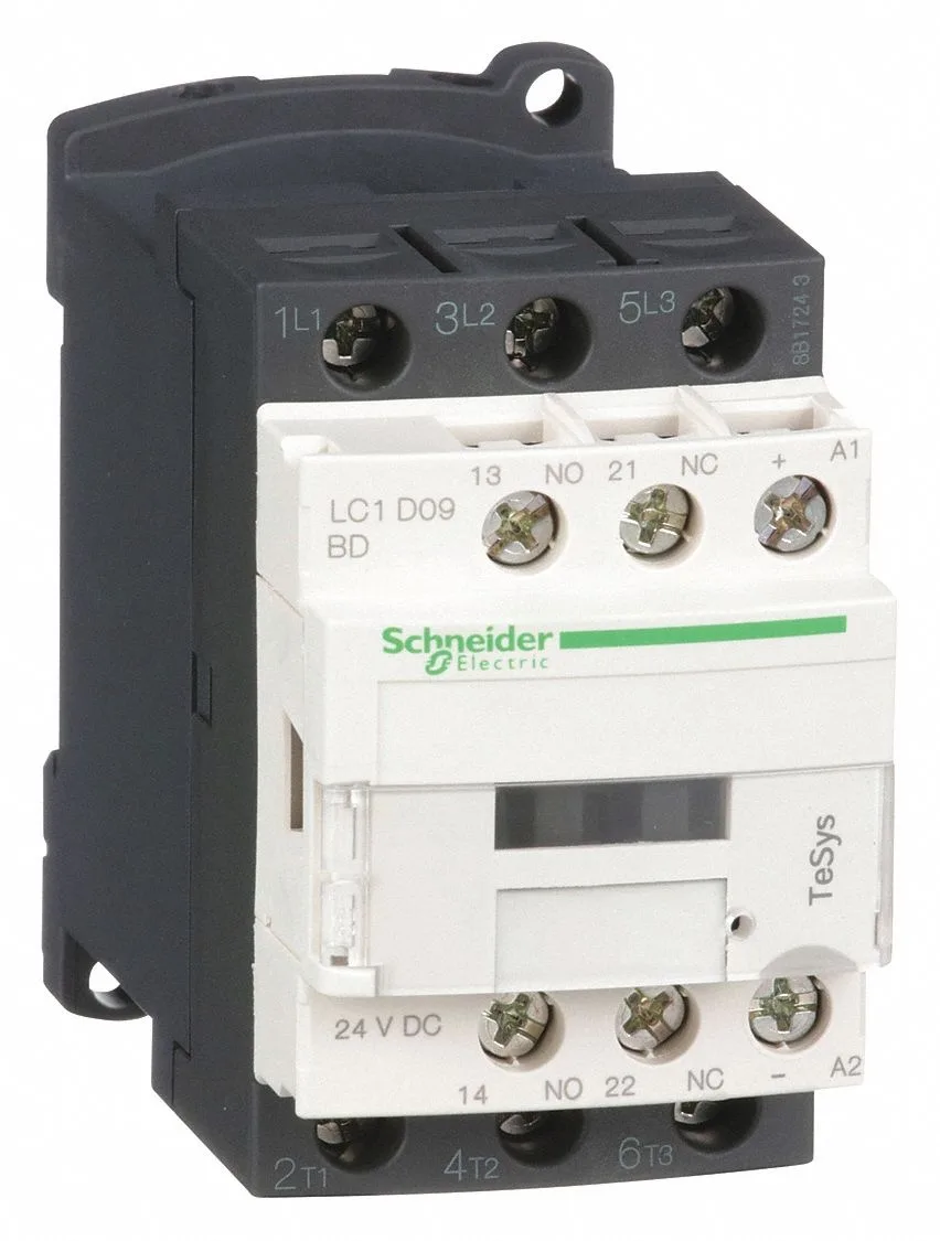 Schneider Electric Schneider Electric SQUARE D LC1D09BD 24V DC 3P 9A Contactor — product photo