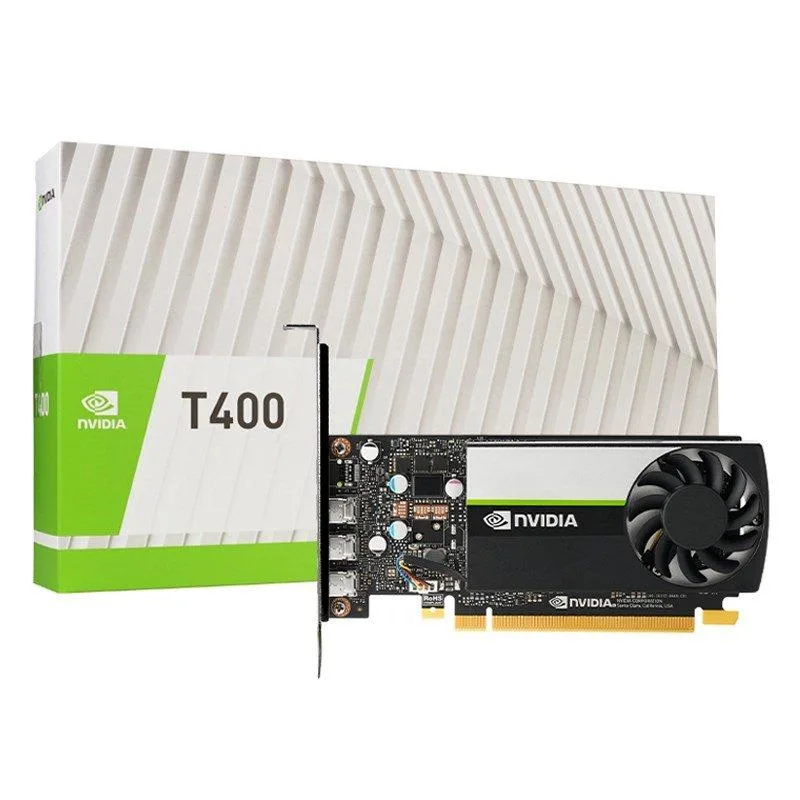NVIDIA NVIDIA Quadro T400 4GB GDDR6 low profile 3x Mini DisplayPort — product photo