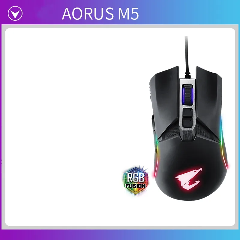 GIGABYTE GIGABYTE AORUS M5 16000 DPI gaming mouse — product photo