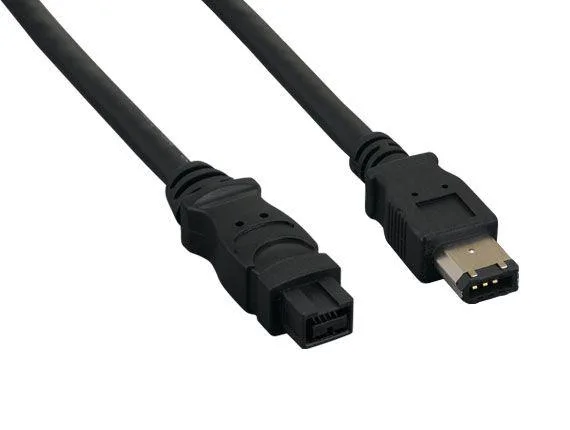 SANOXY SANOXY FireWire (IEEE 1394) cable 800 9-pin to 6-pin Black — product photo