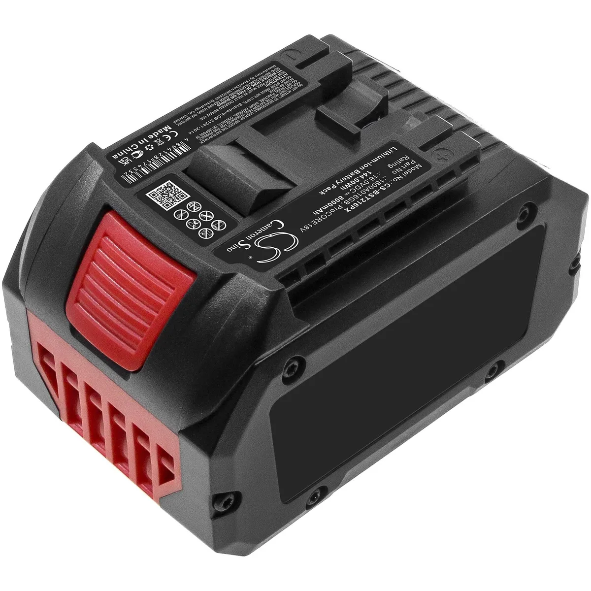 Cameron &amp; Co Cameron &amp; Co DS-CS-BST216PX battery 18.0V 8000mAh 144.00Wh Li-ion black/red — product photo