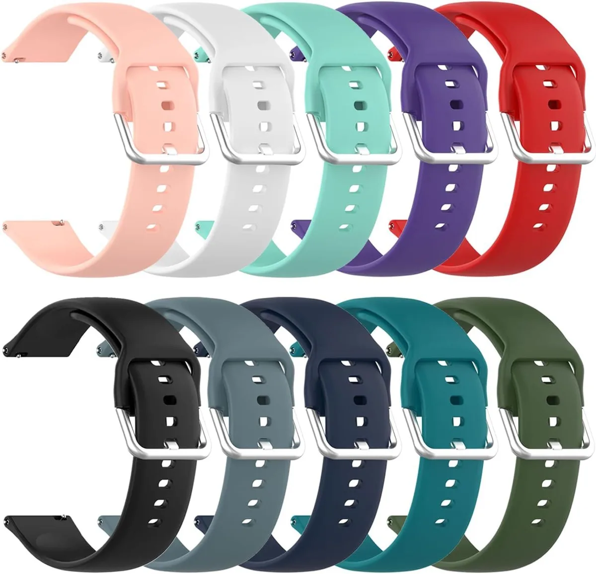 ETEIZU ETEIZU FitCloudPro Watch Bands 22mm Silicone Straps for K77 K51 K62 G62 P95 Y10 P110 — product photo