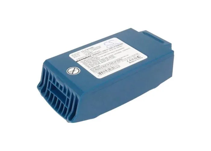 Rectangular replacement battery pack with label visible