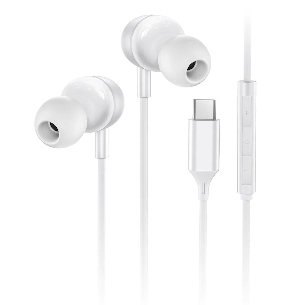 No Sew No Sew S1 USB-C In-Ear Headphones White — product photo
