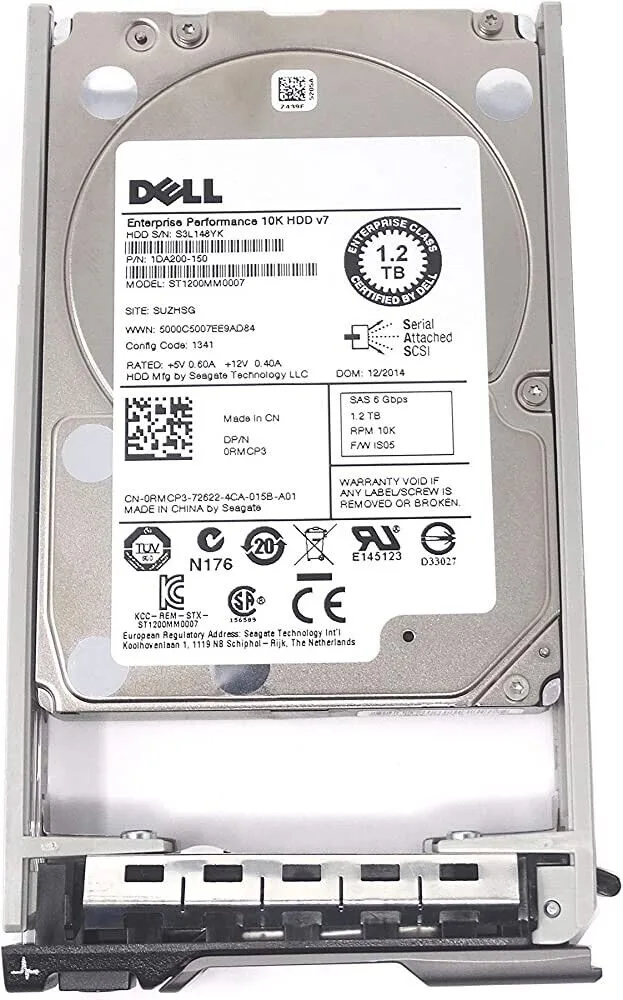 DELL DELL ST1200MM0088 1.2 TB 10K SAS 2.5" HDD accessory — product photo