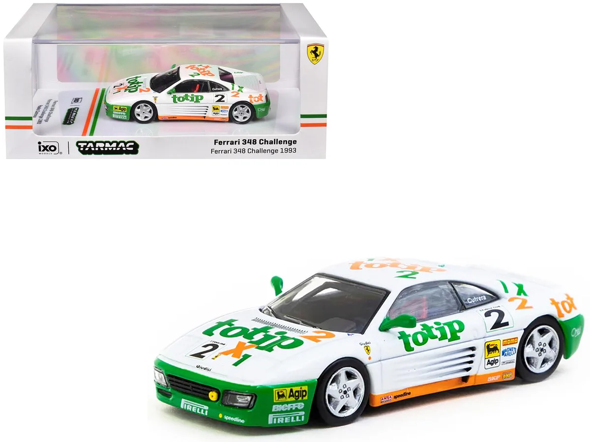 Tarmac Works Tarmac Works Ferrari 348 Challenge #2 Paolo Cutrera 1993 1/64 hobby collectible — product photo