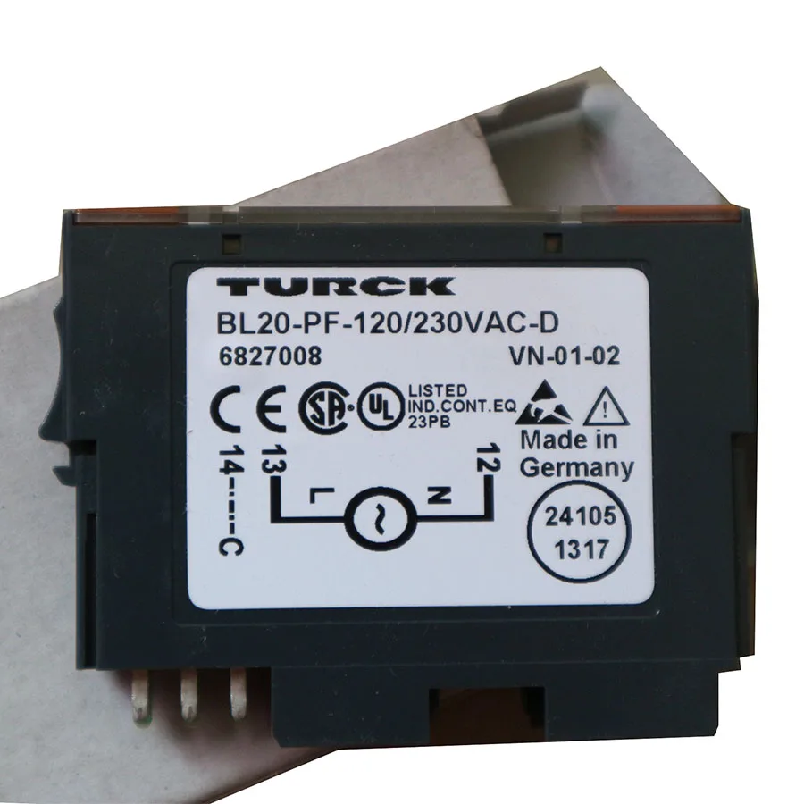 Turck Turck BL20-PF-120/230VAC-D power feeding module electrician tool — product photo