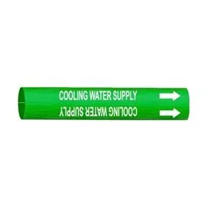 Brady Brady 4044-C Pipe Marker Cooling Water Supply trap — product photo