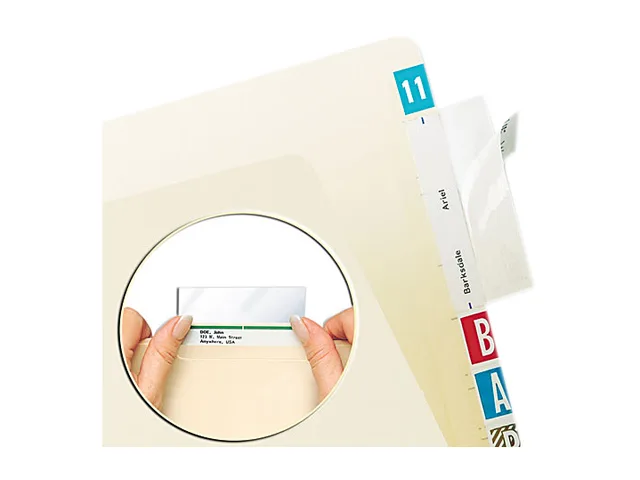 Tabbies Tabbies 58385 Clear Self-Adhesive File Folder Protectors 100/Box — fotografia produktu