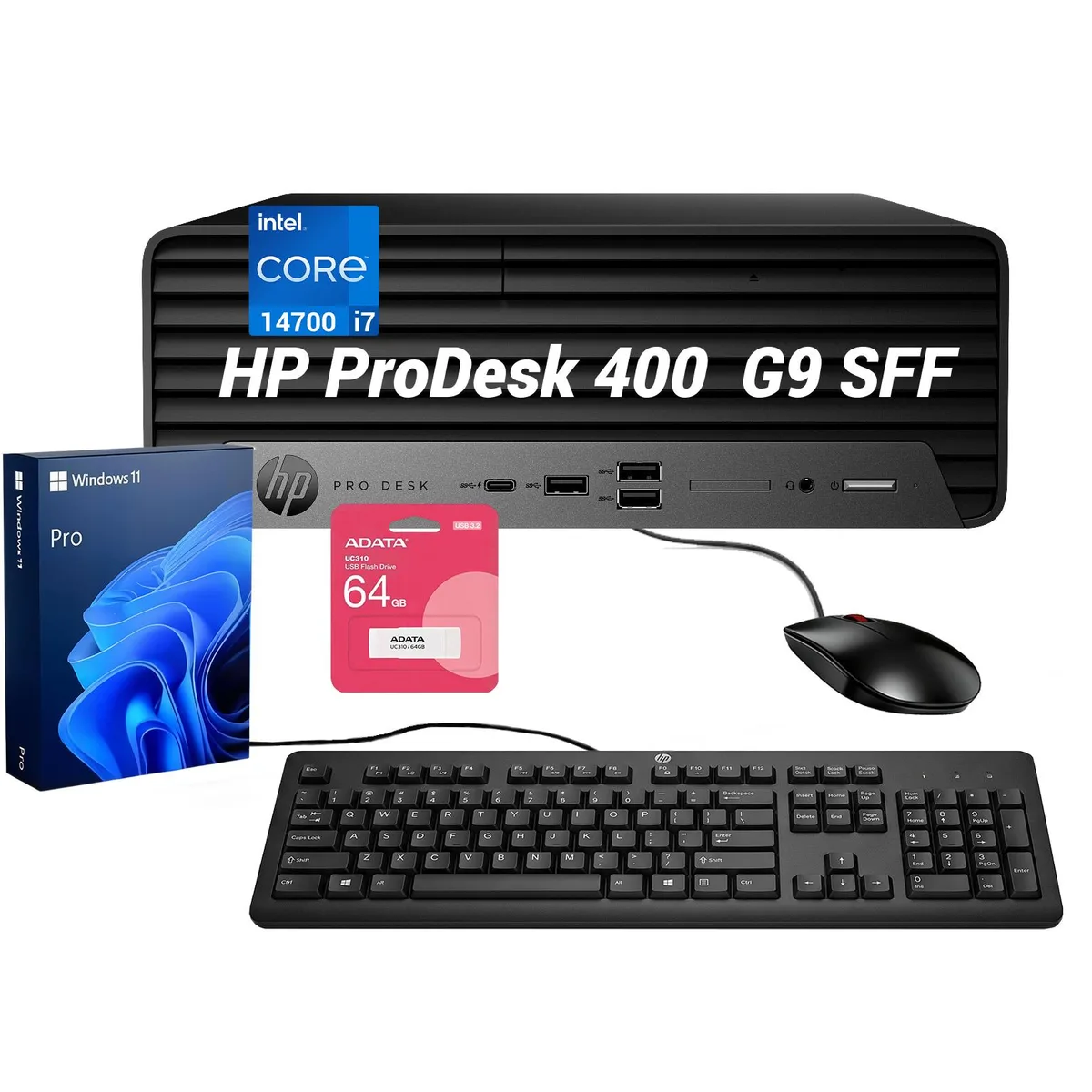 HP HP ProDesk 400 G9 SFF Desktop i7-14700 64GB DDR5 2TB SSD — product photo