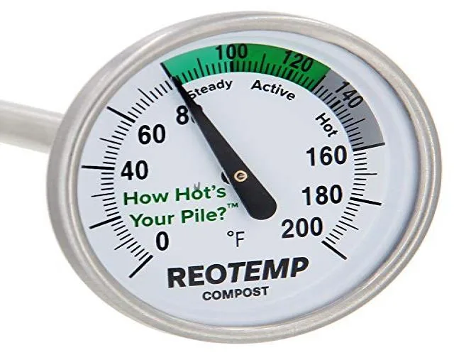 Reotemp Reotemp FG20P Bimetal Thermometer 20 in Stem 0 to 200 F measurement — product photo