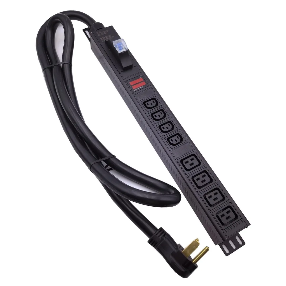 ALSEYE ALSEYE 50A Rack PDU 8×C13 10A 12000W 2 in 1 accessory — product photo