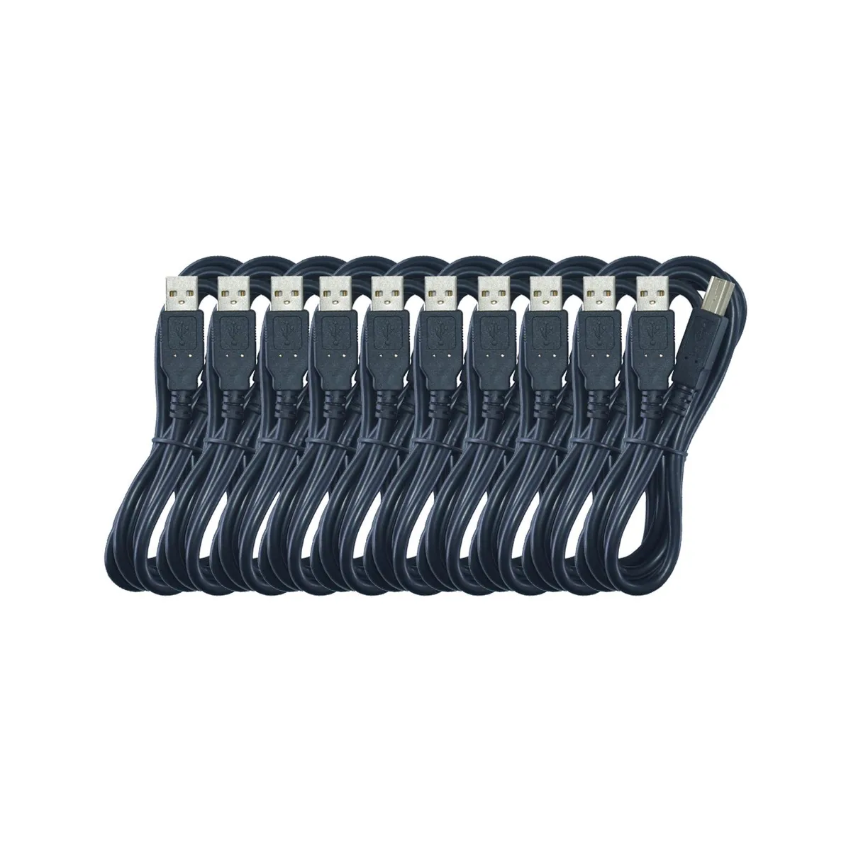 LetLinkSo LetLinkSo LLS-PC-UAUB-01 USB 2.0 A-B cable 10-pack 1.5m black — product photo