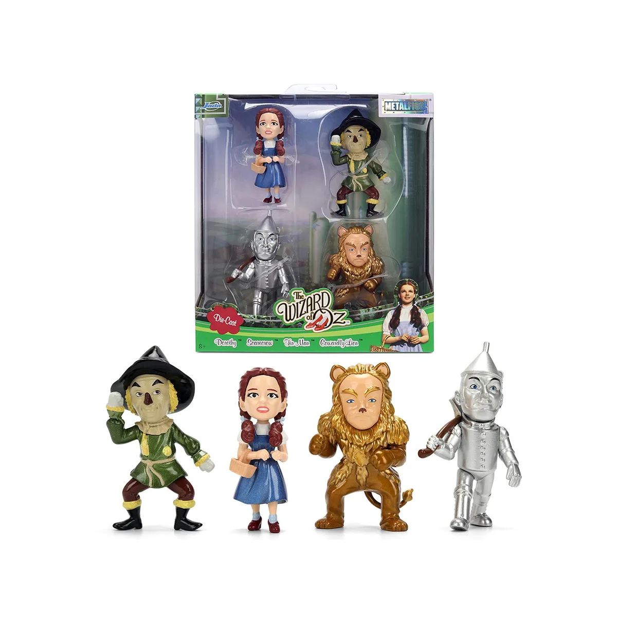 Jada Jada The Wizard of Oz 1939 Metalfigs Set of 4 Diecast Figures — product photo