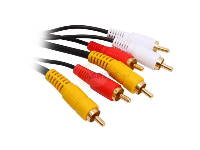 Cables Unlimited Cables Unlimited AUD-1700-06 6 ft RCA Composite Cable — product photo