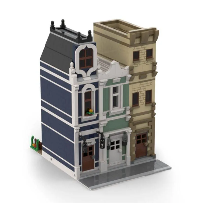 ZITIANYOUBUILD ZITIANYOUBUILD MOC-77688+MOC78212+MOC-78681 Street House Cluster 1621 Parts — product photo