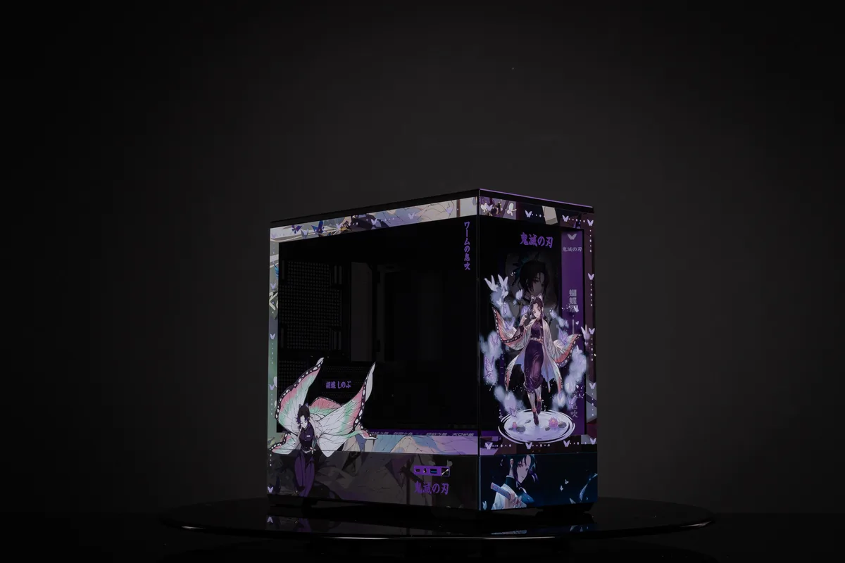Corn Electronics Corn Electronics Bauhaus Micro-ATX ITX PC Case Demon Slayer Shinobu Koch Edition — product photo