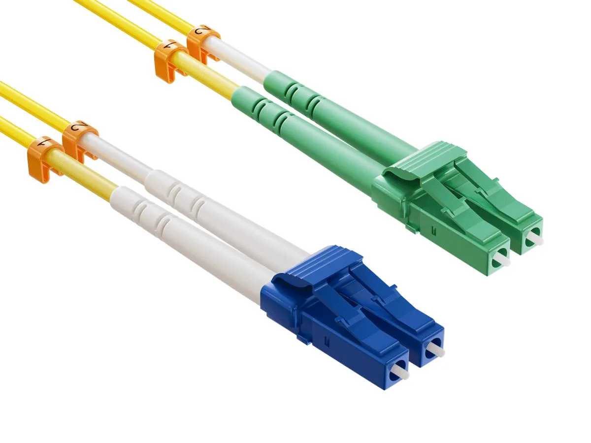 Cable Leader Cable Leader OS2 LC/APC Duplex 9/125 5m Yellow LSZH Corning — product photo