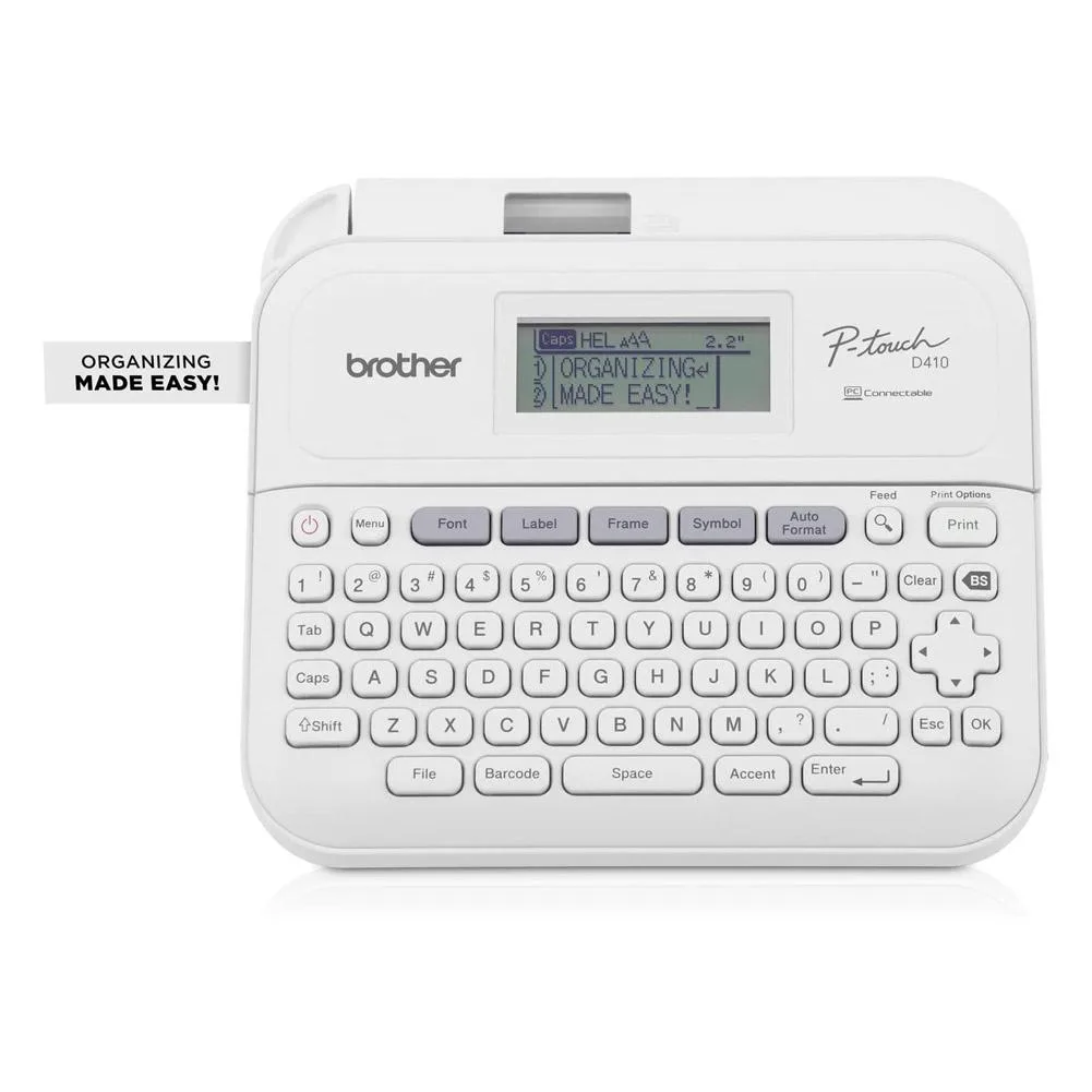 Brother Brother PTD410 Label Printer 15-char 2-line 64MB USB — product photo