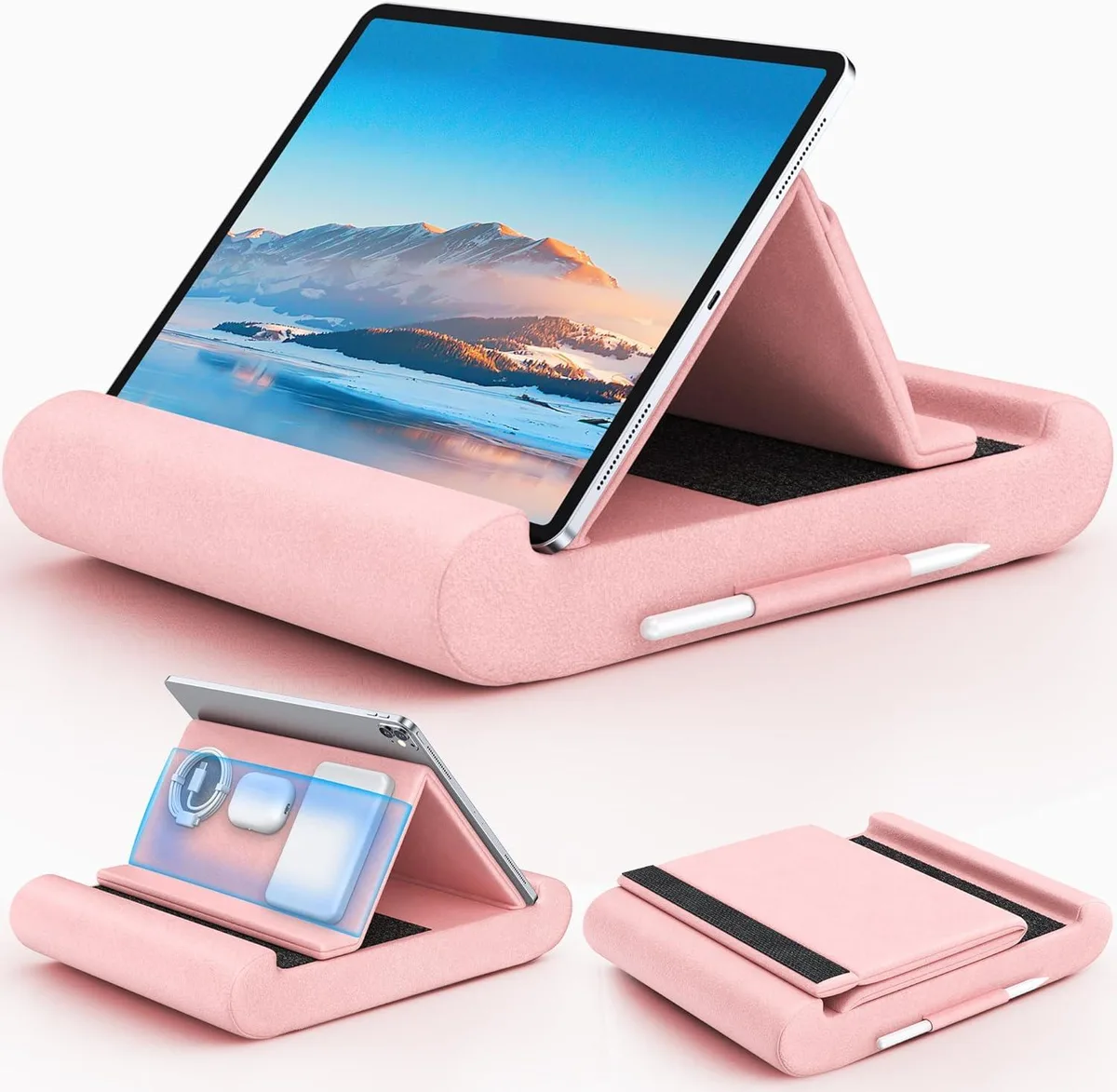 MCHOSE MCHOSE Tablet Pillow Stand Foldable Holder Pink — product photo