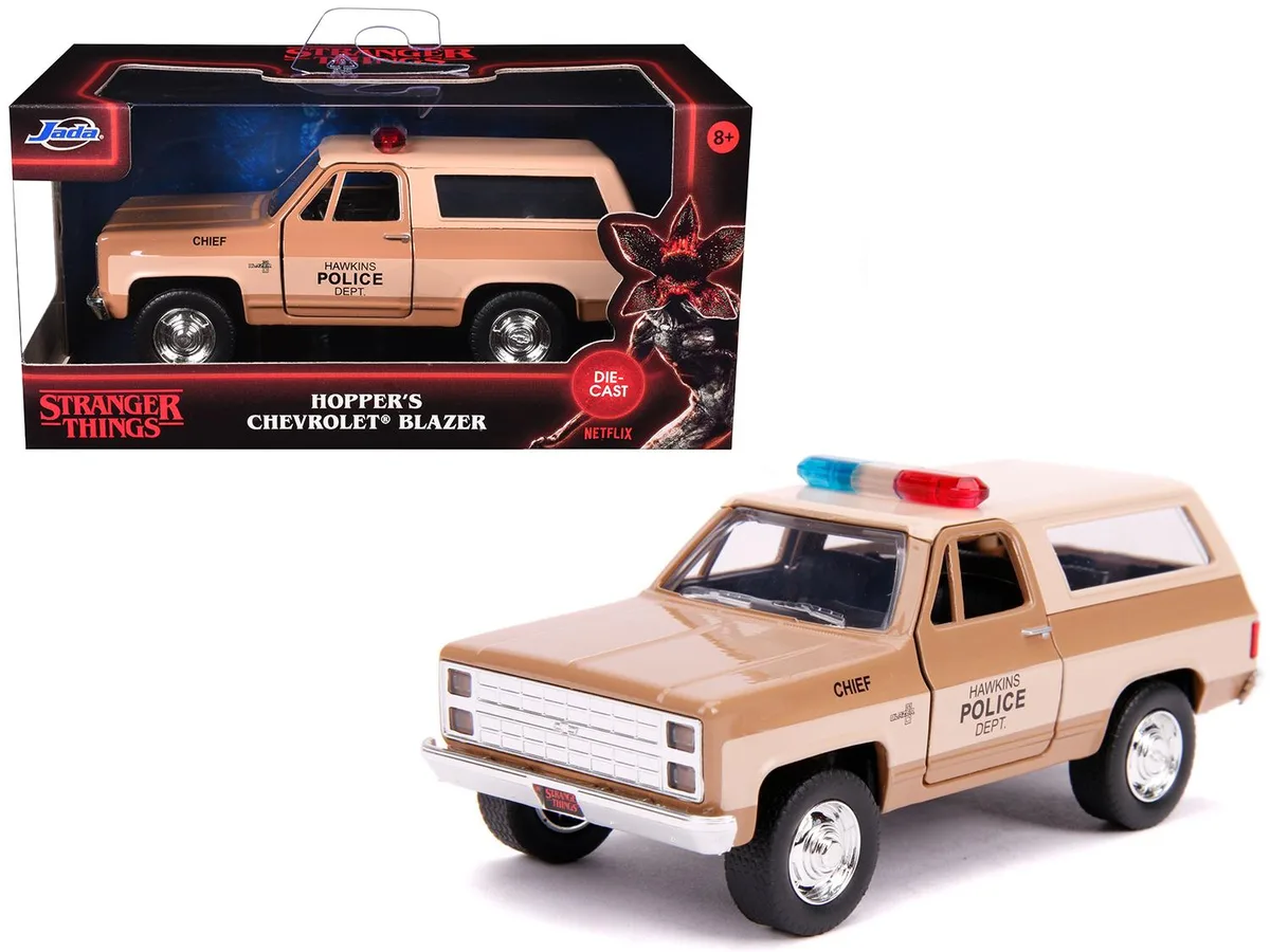 Jada Jada Hopper's Chevrolet Blazer Hawkins Police Dept Stranger Things 2016 1/32 Diecast — product photo