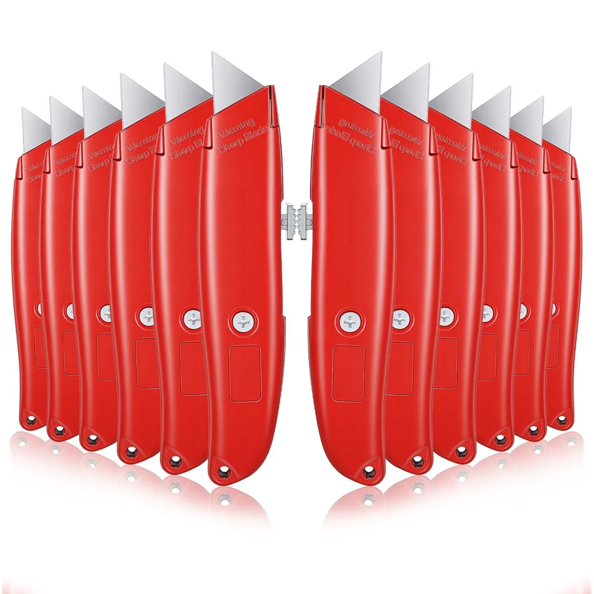  Meyeyaia 5235HRNV9678 12-Pack Aluminum Trimmer Red 5.9in — product photo