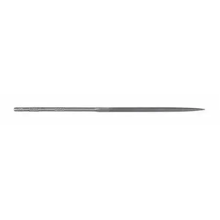 Simonds triangular needle file in box, natural finish