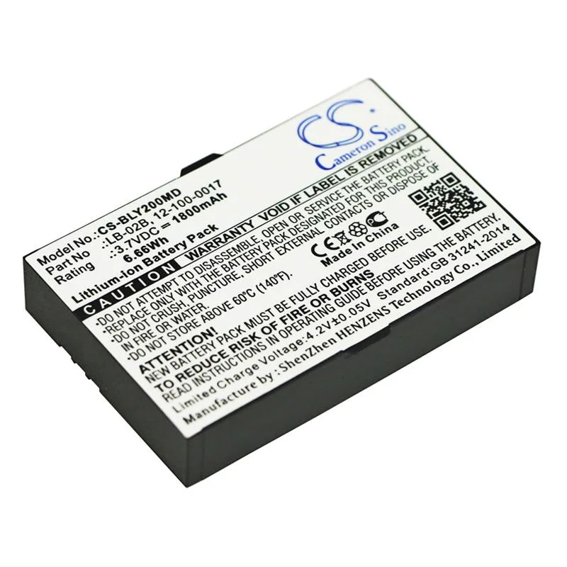 Cameron &amp; Co Cameron &amp; Co DS-CS-BLY200MD 3.7V 1800mAh Li-ion Battery — product photo