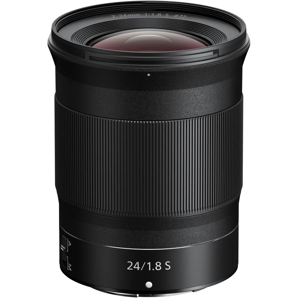 Nikon Inc Nikon NIKKOR Z 24mm f/1.8 S camera lens — product photo