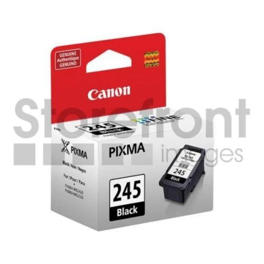 Canon PG-245 black ink cartridge in sealed box