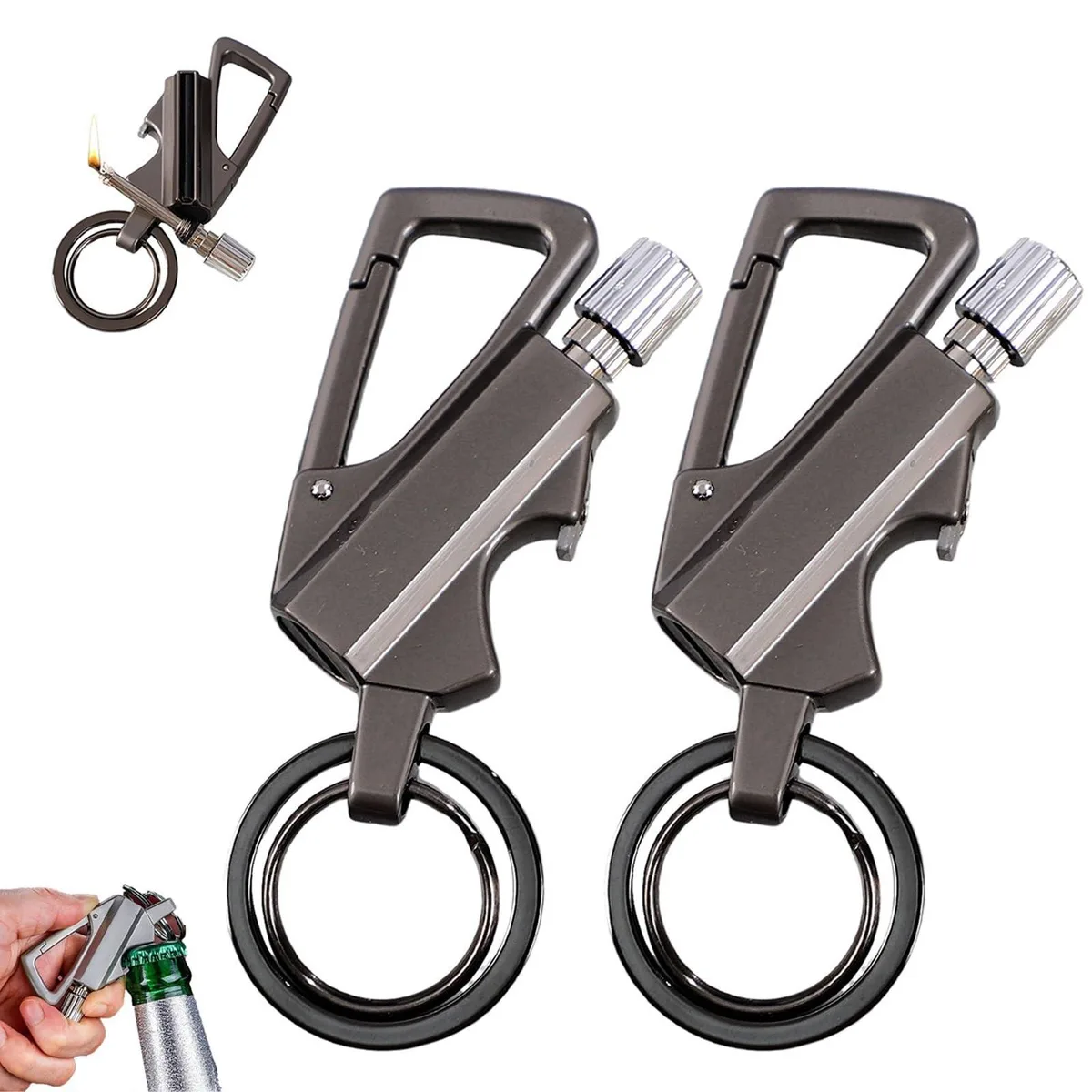  Viator Gear KoovDem Keyholder 2 Pack Black 10000 Strikes Men — product photo