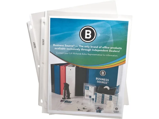 Business Source Business Source 32357 Top Loading Sheet Protector 50 Pack 2.4 mil — product photo