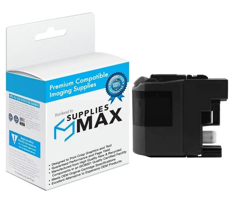 SuppliesMax SuppliesMax BRTLC-209BK Black Extra High Yield Inkjet 2400 Pages — product photo