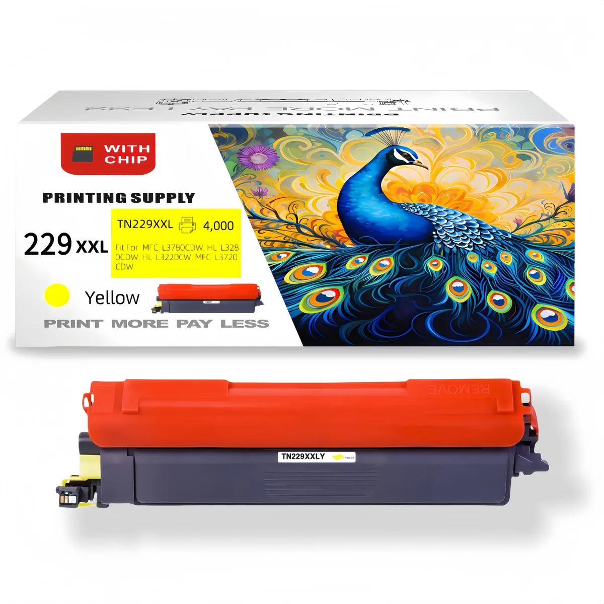 Aster Graphics Inc Aster Graphics Inc TN229XXL Yellow Toner Cartridge 4000 pages — product photo