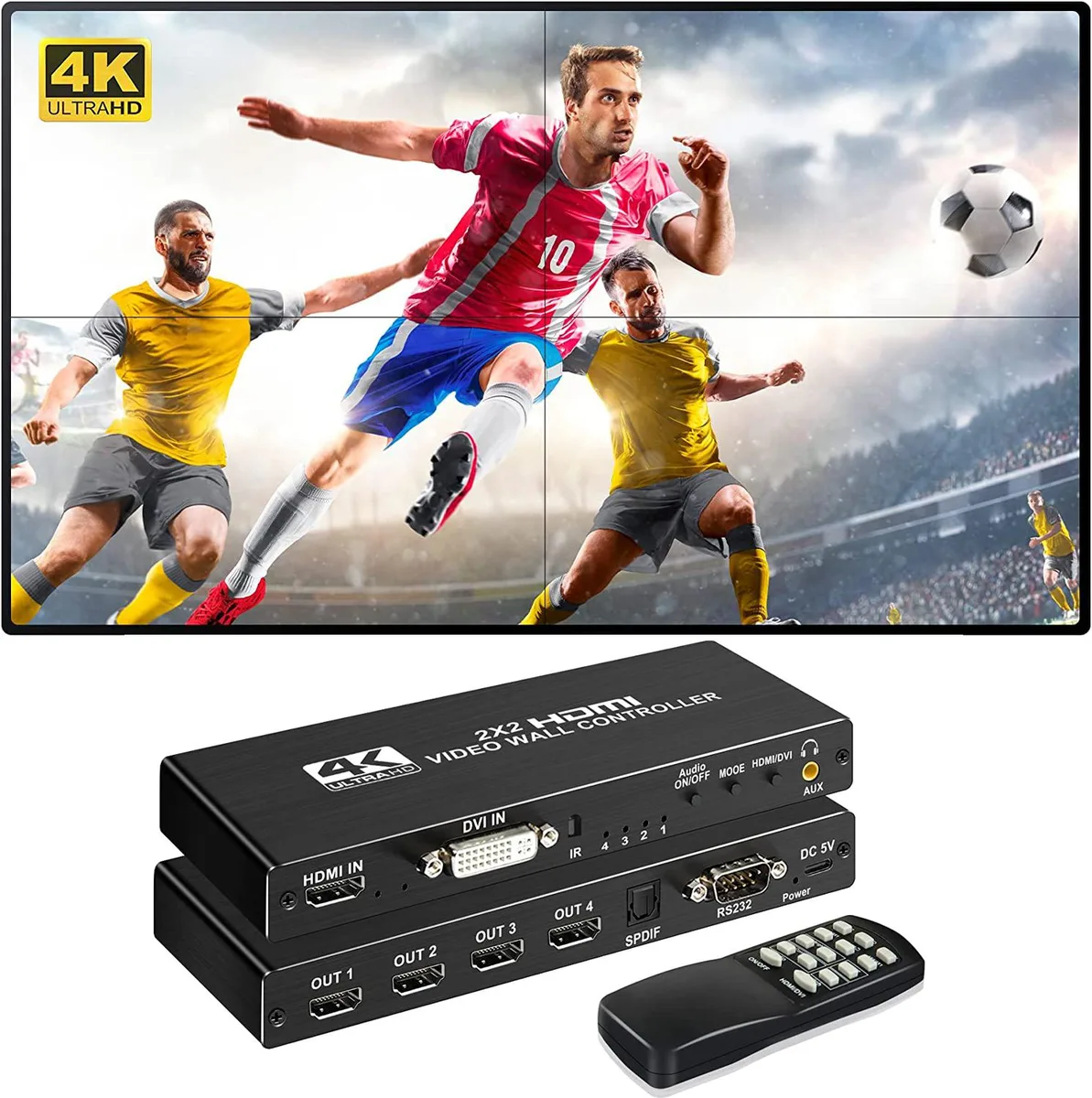 Jansicotek Jansicotek OZP1 4K 2x2 video wall controller 1 in 4 out professional video device — product photo