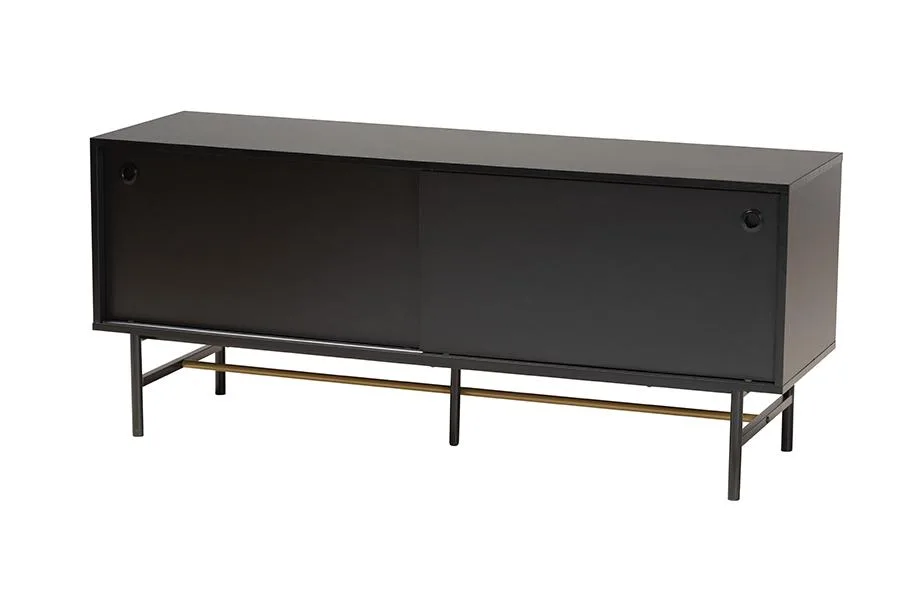 Baxton Studio Baxton Studio Truett TV Stand Dark Brown 58 — product photo