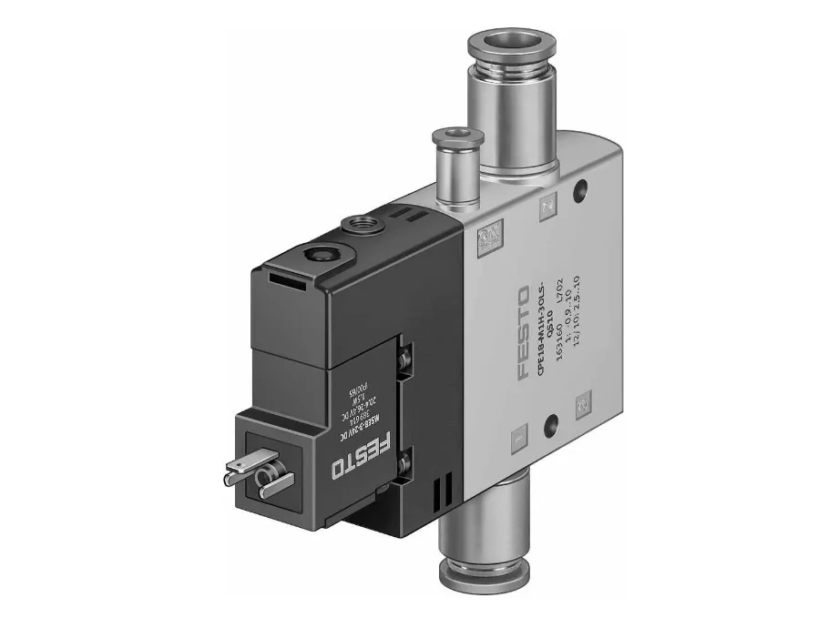 Festo Festo CPE24-M3H-3OLS-QS-12 163852 air solenoid valve — product photo