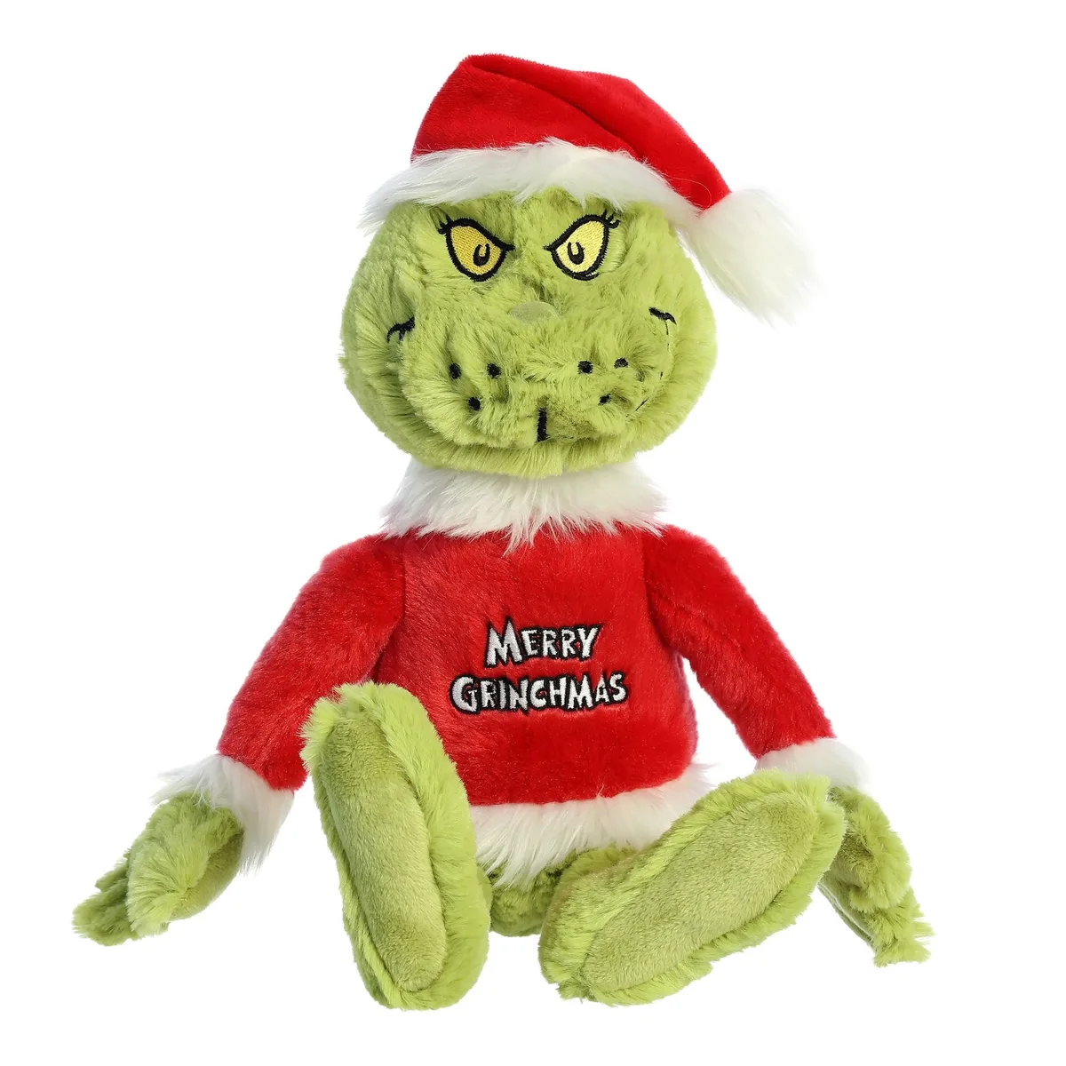 Aurora World, Inc. Aurora World Large Green Dr. Seuss 16" Merry Grinchmas Grinch Stuffed Animal — product photo