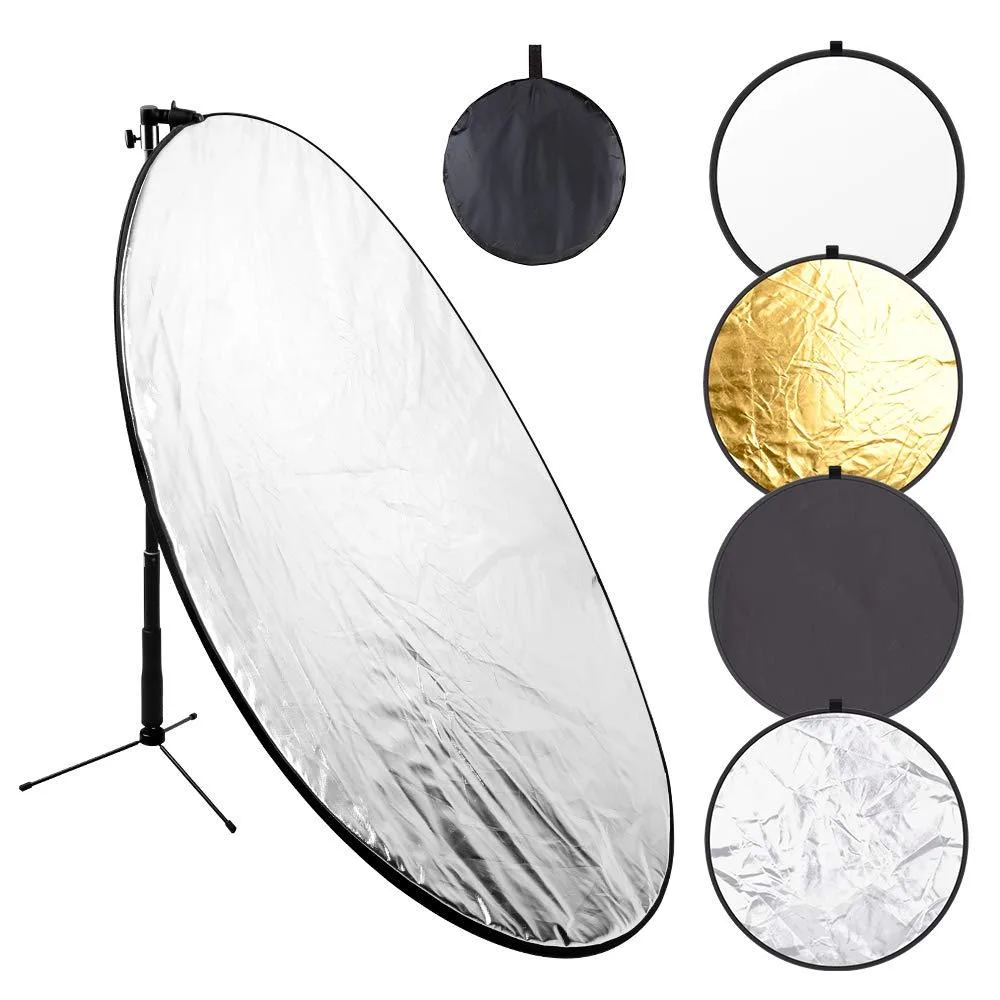  SEDGEWIN 43 Inch 5-in-1 Collapsible Reflector Kit with Light Stand — product photo