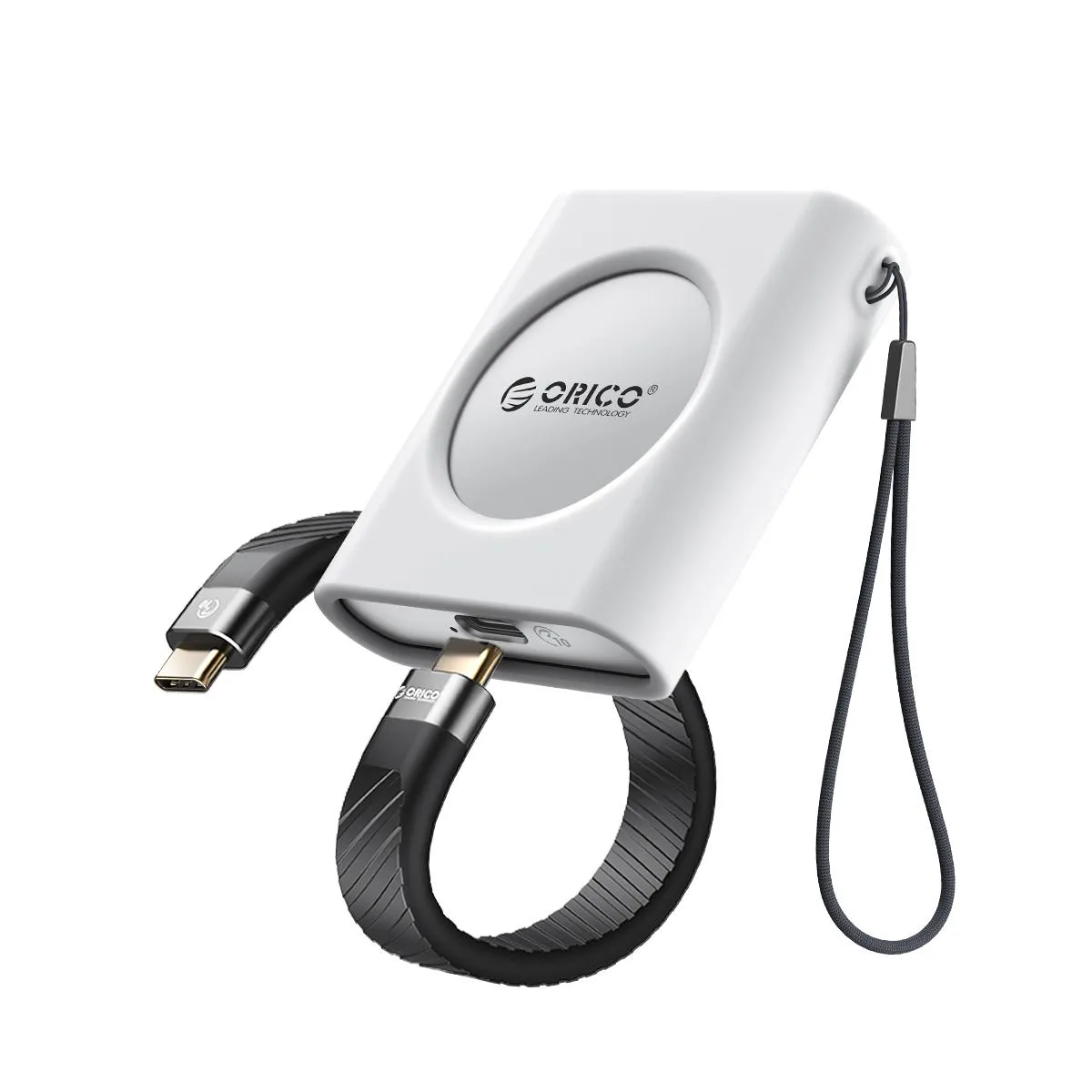 Orico Orico IP30-G2-WH-BP M.2 2230 NVMe drive enclosure USB 3.2 Gen 2 10Gbps aluminium white — product photo